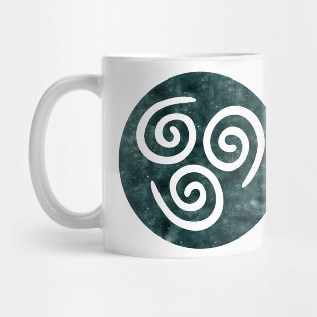 Avatar: The Last Airbender - Air Symbol (Galaxy Design) by Kamurata